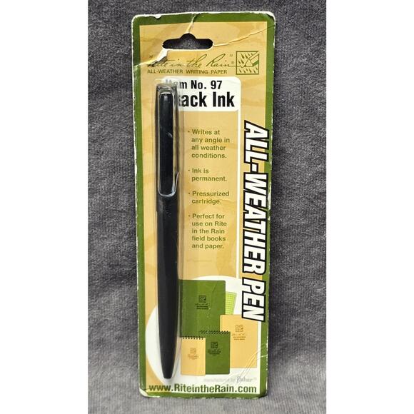 Rite in the Rain All-Weather Black Ink Writing Pen No. 97 - Picture 7 of 7